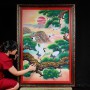 TRANH ĐÁ QUÝ TÙNG HẠC ĐÓN KHÁCH (1,4M * 1M) - TDQTH2
