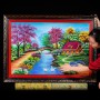 TRANH ĐÁ QUÝ TỔ ẤM HẠNH PHÚC (106 * 76CM) - TDQTA106