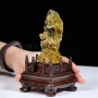 TƯỢNG QUAN ÂM BỒ TÁT THẠCH ANH VÀNG SIZE NHỎ