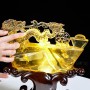 TÁC PHẨM RỒNG PHONG THỦY THẠCH ANH VÀNG 2,5KG (NGUYÊN ĐÁ)- TUONG1117