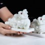 CẶP TỲ HƯU TRẮNG 16CM (KÈM ĐẾ)