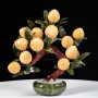 CÂY ĐÀO VÀNG NGỌC HOÀNG LONG 12 QUẢ (CHẬU TRÒN)