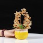 CÂY ĐÁ TÀI LỘC THẠCH ANH VÀNG (MẪU 13)
