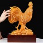 TƯỢNG GÀ TRỐNG BẰNG ĐÁ NGỌC HOÀNG LONG 45CM