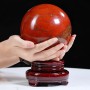 QUẢ CẦU PHONG THỦY ĐÁ NGỌC BÍCH ĐỎ 3,65KG - 13,4CM