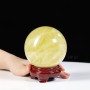 QUẢ CẦU THẠCH ANH VÀNG 1A 1,5KG - 10,2CM