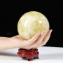 QUẢ CẦU THẠCH ANH VÀNG 1A 1,87KG - 11CM