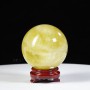 QUẢ CẦU THẠCH ANH VÀNG 1A 2,13KG - 11,6CM