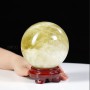 QUẢ CẦU THẠCH ANH VÀNG 1A 2,13KG - 11,6CM