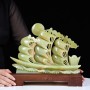 THUYỀN BUỒM - THUẬN BUỒM XUÔI GIÓ NGỌC ONYX XANH 30CM (1)