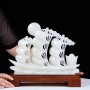 THUYỀN BUỒM - THUẬN BUỒM XUÔI GIÓ BẠCH NGỌC 30CM (MẪU 2)