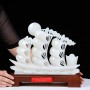 THUYỀN BUỒM - THUẬN BUỒM XUÔI GIÓ BẠCH NGỌC 30CM (MẪU 2)