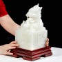 ẤN RỒNG BẠCH NGỌC 25CM