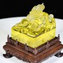 ẤN RỒNG THẠCH ANH VÀNG TỰ NHIÊN 1,33KG