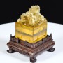 ẤN RỒNG THẠCH ANH VÀNG TỰ NHIÊN 1,55KG