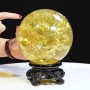 QUẢ CẦU THẠCH ANH VÀNG 5,07KG - 15CM