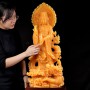 TÁC PHẨM QUAN ÂM NGỌC HOÀNG LONG 92CM