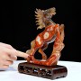 TƯỢNG NHẤT MÃ PHI THIÊN - TƯỢNG NGỰA NGỌC MÃ NÃO 0,68KG