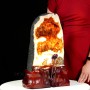 ĐỘNG THẠCH ANH VÀNG 19,5KG (NGUYÊN ĐÁ)
