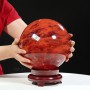QUẢ CẦU ĐÁ OBSIDIAN ĐỎ 10KG - 20,2CM