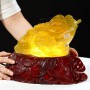 THIỀM THỪ THẠCH ANH VÀNG 3,8KG (NGUYÊN ĐÁ)