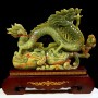 TÁC PHẨM RỒNG PHONG THỦY NGỌC ONYX XANH 52CM