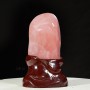 ĐÁ TRẤN THẠCH ANH HỒNG 4,17KG (NGUYÊN ĐÁ) - 31CM