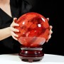 QUẢ CẦU ĐÁ OBSIDIAN ĐỎ 11,7KG - 21,6CM (CD682)