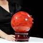 QUẢ CẦU ĐÁ OBSIDIAN ĐỎ 11,7KG - 21,6CM (CD682)