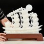 THUYỀN BUỒM - THUẬN BUỒM XUÔI GIÓ NGỌC ONYX TRẮNG 40CM (MẪU 5)