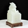 ẤN RỒNG NGỌC ONYX TRẮNG TỰ NHIÊN 22,5CM