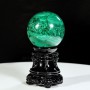 QUẢ CẦU ĐÁ KHỔNG TƯỚC MALACHITE 1,72KG - 9,62CM