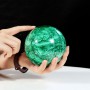 QUẢ CẦU ĐÁ KHỔNG TƯỚC MALACHITE (ĐÁ LÔNG CÔNG) 2,66KG - 11,2CM