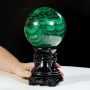 QUẢ CẦU ĐÁ KHỔNG TƯỚC MALACHITE (ĐÁ LÔNG CÔNG) 3,75KG - 12,5CM