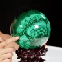 QUẢ CẦU ĐÁ KHỔNG TƯỚC MALACHITE (ĐÁ LÔNG CÔNG) 5,68KG - 14,5CM