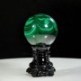 QUẢ CẦU ĐÁ LÔNG CÔNG MALACHITE 1,34KG - 8,8CM