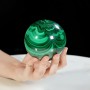 QUẢ CẦU ĐÁ LÔNG CÔNG MALACHITE 1,34KG - 8,8CM