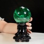 QUẢ CẦU ĐÁ LÔNG CÔNG MALACHITE 1,54KG - 9,5CM