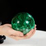 QUẢ CẦU ĐÁ LÔNG CÔNG MALACHITE 1,54KG - 9,5CM