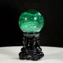 QUẢ CẦU ĐÁ LÔNG CÔNG MALACHITE 1,54KG - 9,5CM