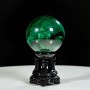 QUẢ CẦU ĐÁ LÔNG CÔNG MALACHITE 1,73KG - 9,6CM
