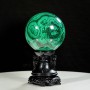 QUẢ CẦU ĐÁ LÔNG CÔNG MALACHITE 4,42KG - 13CM