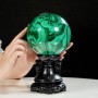 QUẢ CẦU ĐÁ LÔNG CÔNG MALACHITE 4,42KG - 13CM