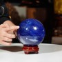QUẢ CẦU MÀU XANH BIỂN OBSIDIAN 2,46KG - 12,8CM QUẢ CẦU MÀU XANH BIỂN OBSIDIAN 2,46KG - 12,8CM