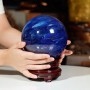 QUẢ CẦU MÀU XANH BIỂN OBSIDIAN 3,4KG - 14,5CM QUẢ CẦU MÀU XANH BIỂN OBSIDIAN 3,4KG - 14,5CM