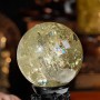 QUẢ CẦU THẠCH ANH VÀNG 3,62KG - 13,8CM
