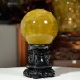 QUẢ CẦU THẠCH ANH VÀNG 3,96KG - 14CM