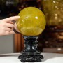 QUẢ CẦU THẠCH ANH VÀNG 3,96KG - 14CM