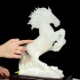 TƯỢNG NGỰA PHONG THỦY NGỌC ONYX TRẮNG 5,85KG (NGUA135)