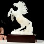 TƯỢNG NGỰA PHONG THỦY NGỌC ONYX TRẮNG 7,83KG (NGUA136)